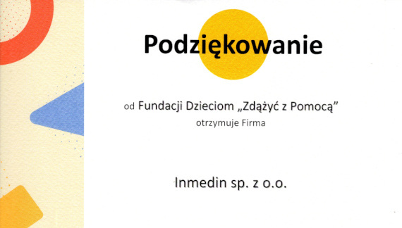 Thanks from the Children's Foundation &quot;Zdążyć z Pomocą&quot; ❤
