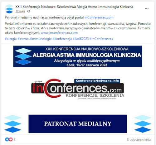 XXII Konferencja Naukowo-Szkoleniowa Alergia Astma Immunologia Kliniczna
